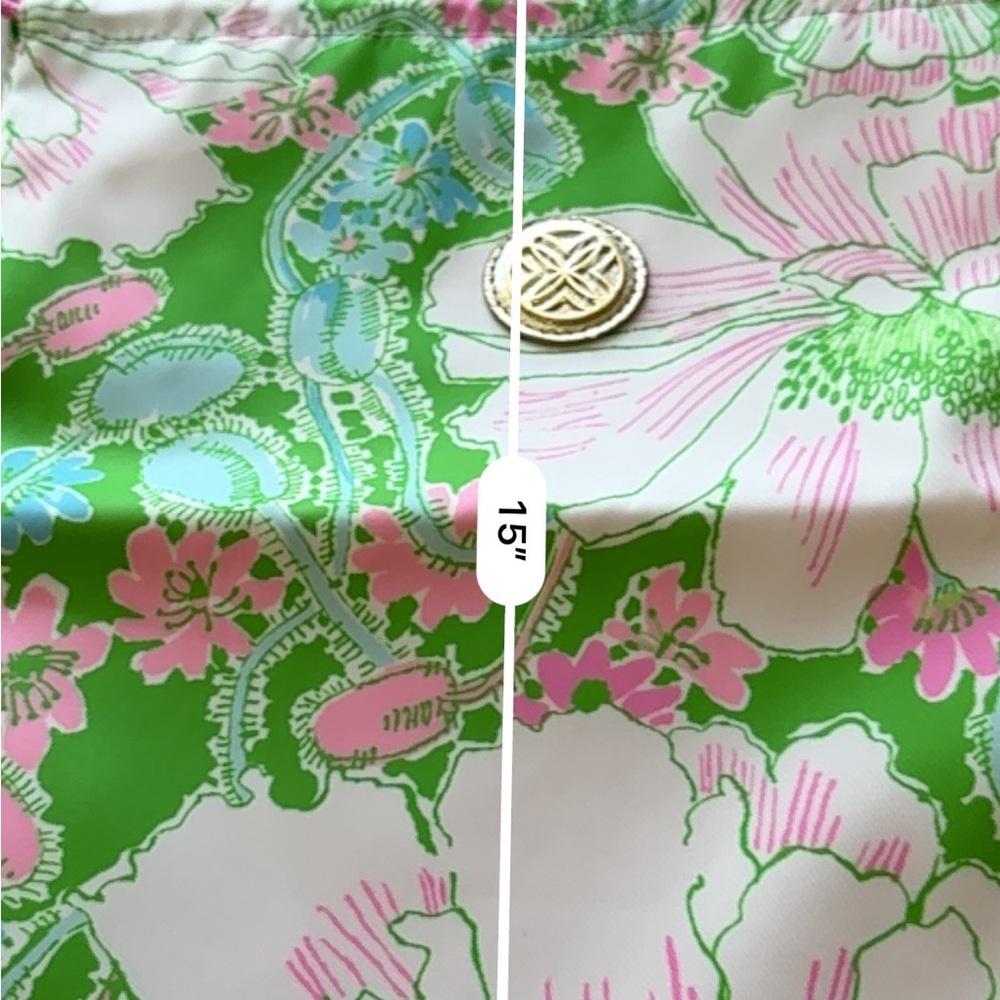 Lilly Pulitzer GWP Packing Drawstring Bag - Putting Green Poppyland - Picture 6 of 7